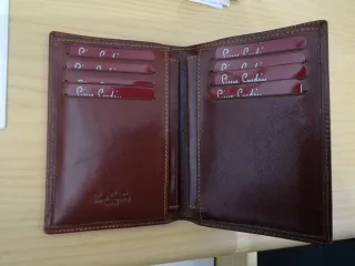 Cartera Pierre Cardin Piel Marrón Hombre