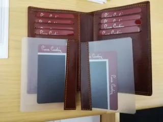 Cartera Pierre Cardin Piel Marrón Hombre