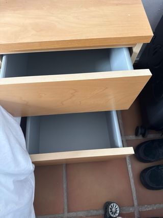 Mesita Noche Malm Roble