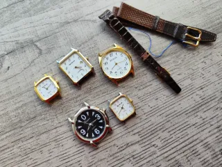 Lote 5 relojes Reyblan y 2 correas