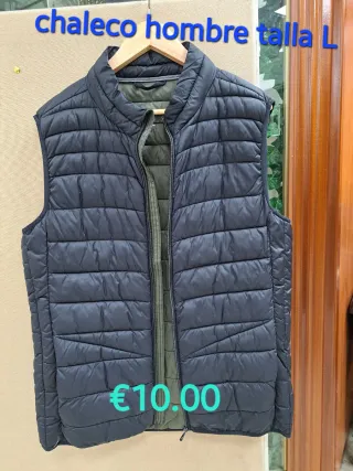 Chaleco acolchado hombre talla L