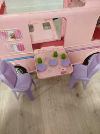 Caravana Barbie Rosa