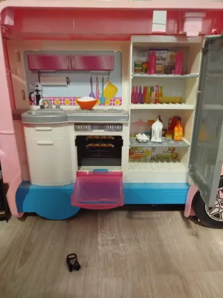 Caravana Barbie Rosa