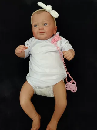 Bebé Reborn Vinilo y Tela