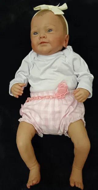 Bebé Reborn Vinilo y Tela