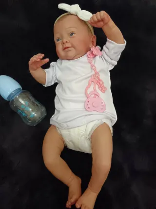 Bebé Reborn Vinilo y Tela