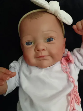 Bebé Reborn Vinilo y Tela