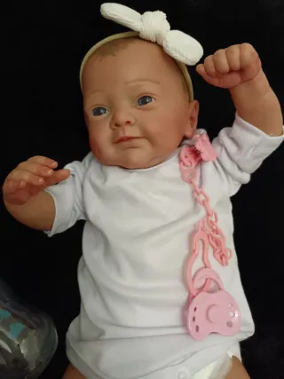 Bebé Reborn Vinilo y Tela