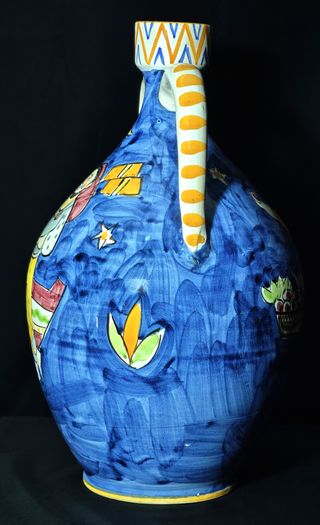 Vaso in ceramica vietrese – Firmato Made in italy