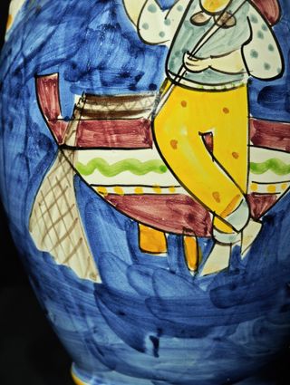 Vaso in ceramica vietrese – Firmato Made in italy