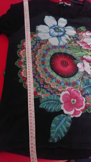 Camiseta Desigual Talla S Estampado Floral