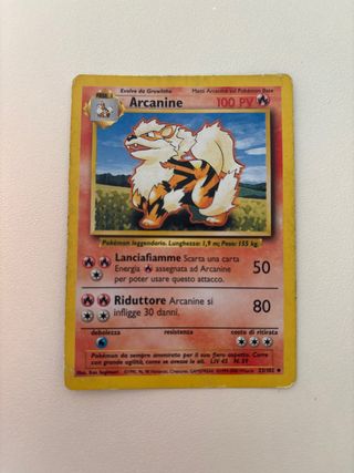 Arcanine 23/102 Carta Pokémon