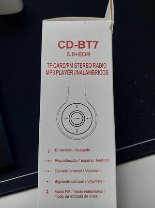 Auriculares Inalámbricos plegables CD-BT7
