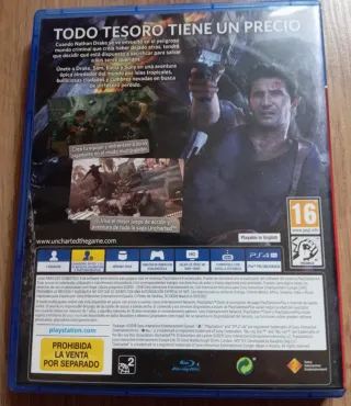 Uncharted 4 El Desenlace del Ladrón PS4