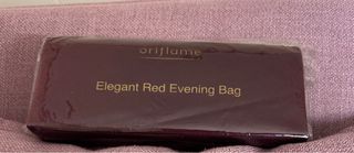 Cartera de fiesta roja brillante