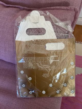 Cartera de fiesta roja brillante