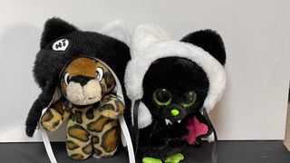 2 Trajes capucha muñecos 15 cm tipo Skullpanda