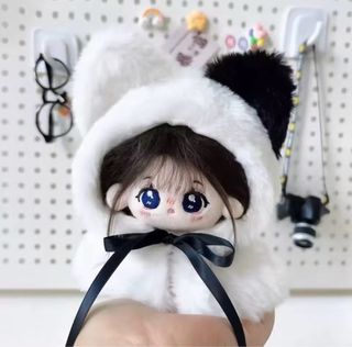 2 Trajes capucha muñecos 15 cm tipo Skullpanda