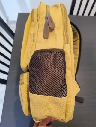 Mochila Vintage Beige y Marrón