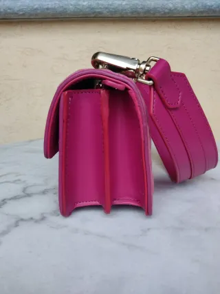 Borsa Pinko Rosa Velluto Perle