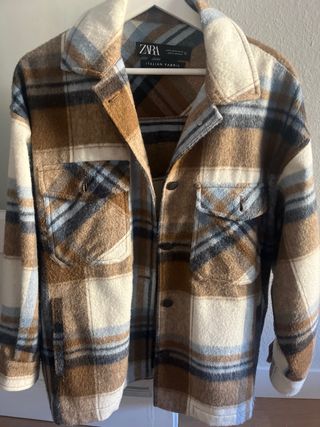 Sobrecamisa ZARA cuadros