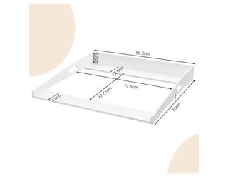 Adaptador cambiador para cómoda bebé y colchon