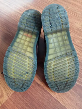 Botas de hombre estilo Dr. Martens, marrones