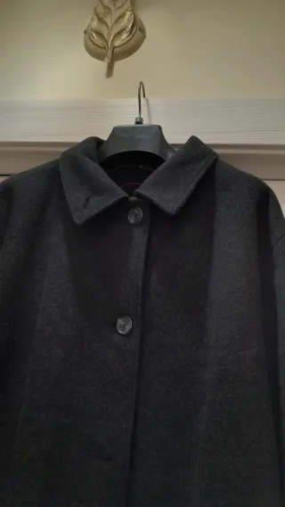 Giaccone 85% Lana 15% Poliammide Grigio