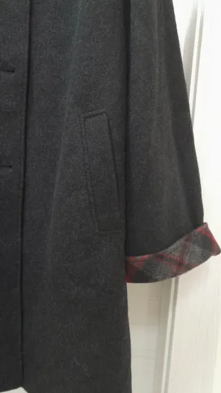 Giaccone 85% Lana 15% Poliammide Grigio