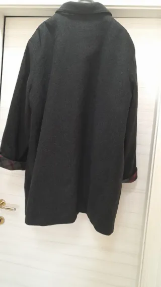 Giaccone 85% Lana 15% Poliammide Grigio