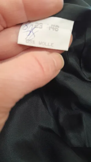 Giaccone 85% Lana 15% Poliammide Grigio