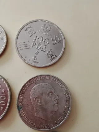 Lote de 6 monedas antiguas de España
