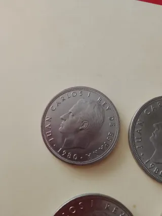 Lote de 6 monedas antiguas de España
