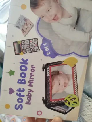 Libro Suave Espejo Bebé 2 en 1