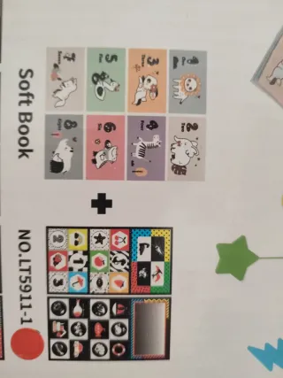 Libro Suave Espejo Bebé 2 en 1