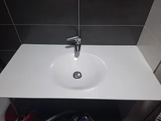 Lavabo Roca porcelana blanco