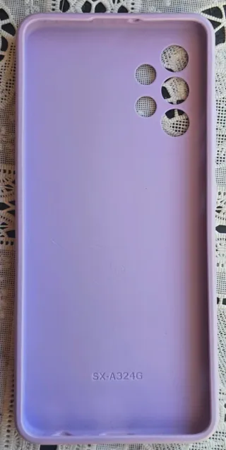 Cover Samsung Galaxy A32 4G Lilla Cuore Oro