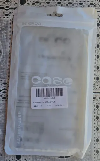 Cover Samsung Galaxy A32 4G Lilla Cuore Oro