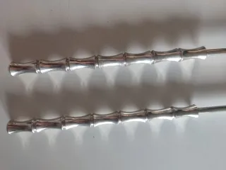 CUBIERTOS PARA SERVIR VINTAGE MANGO ESTILO BAMBÚ