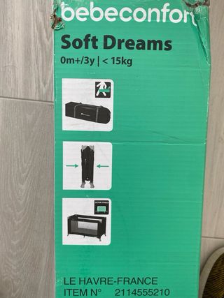 Cuna de viaje Bebeconfort Soft Dreams NUEVA
