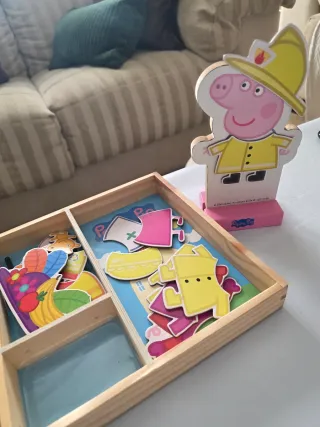 Peppa Pig Peana Magnética de Disfraces
