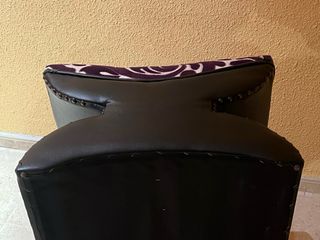 Juego de 2 poufs tapizados