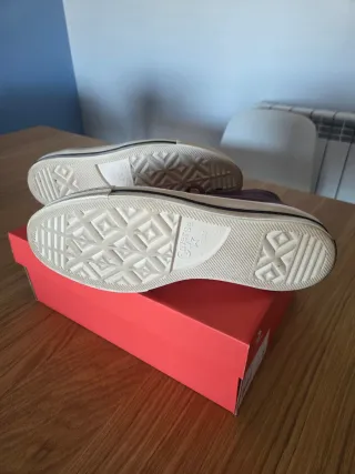 Botines Converse Piel Granates Talla 39.5