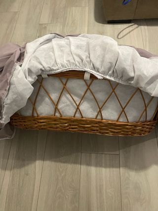 Moisés para bebé con capota y osito NUEVO