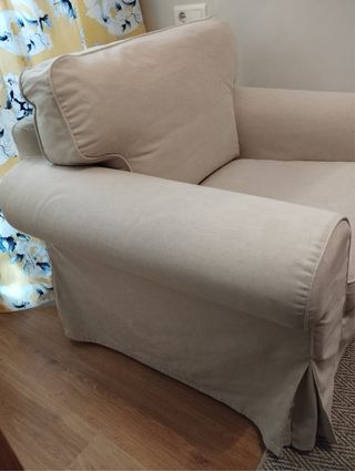 Sillón de espuma alta elasticidad beige