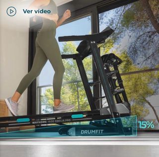 Cinta de Correr DrumFit WayHome 1600 Obelia