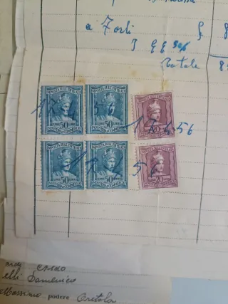 Lotto 13 Marche da Bollo su 3 distinte ricevute.