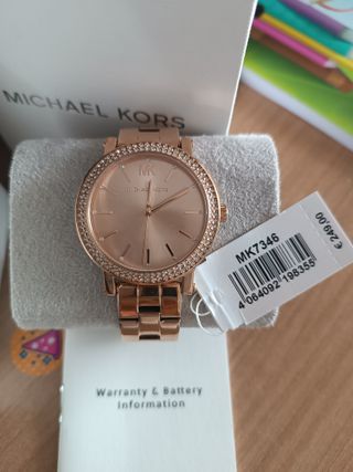 Reloj Michael Kors Mujer Dorado Rosado