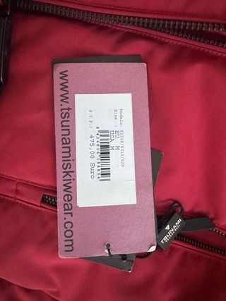 Chaqueta esquí Tsunami mujer nueva