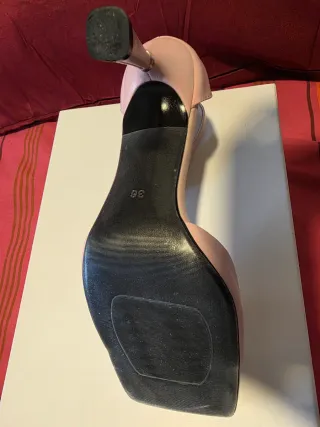 Sandalias rosa vestir Estro